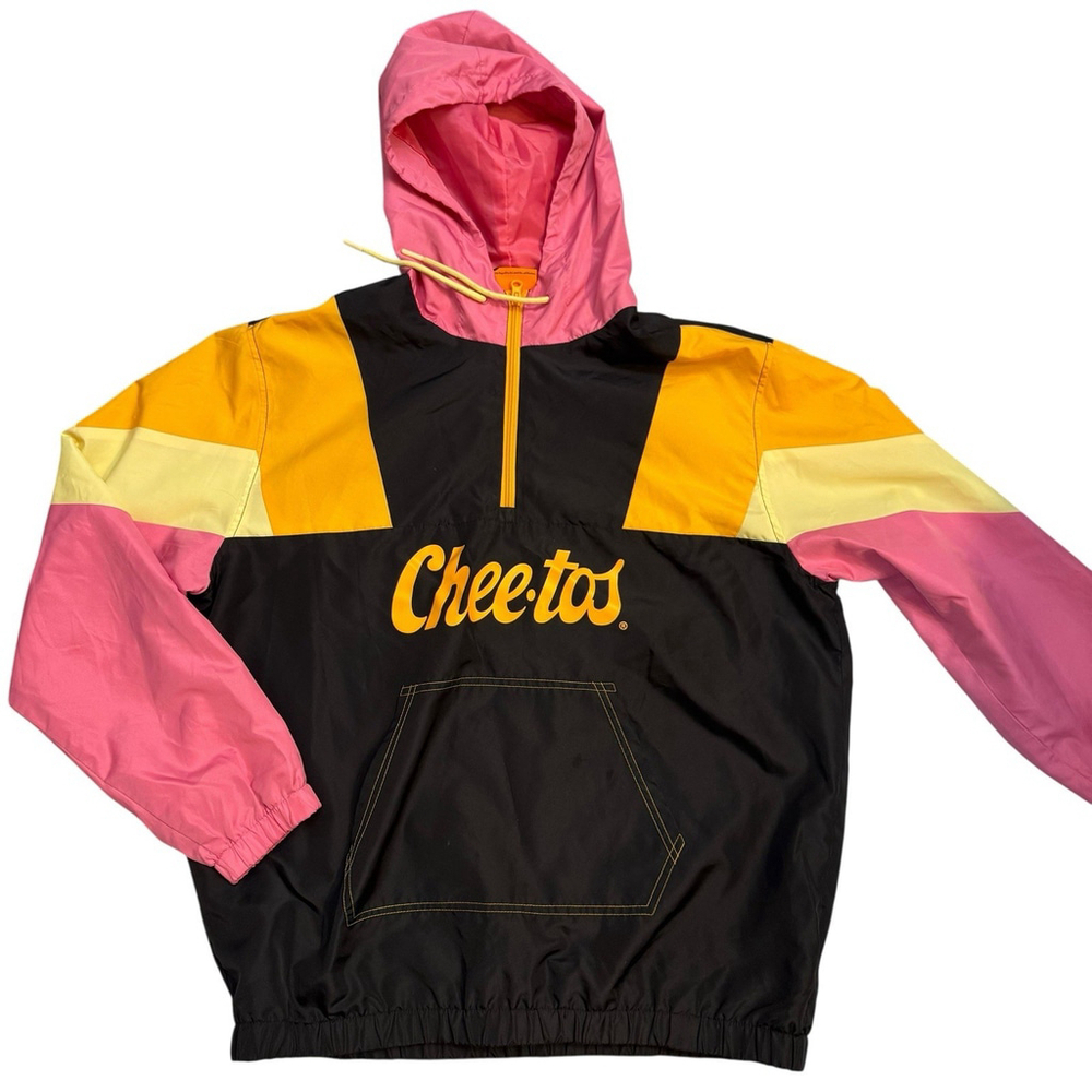 Cheetos Chester Cheetah Basketball Hooded Pullover Windbreaker Men’s Size XL - Picture 2 of 5